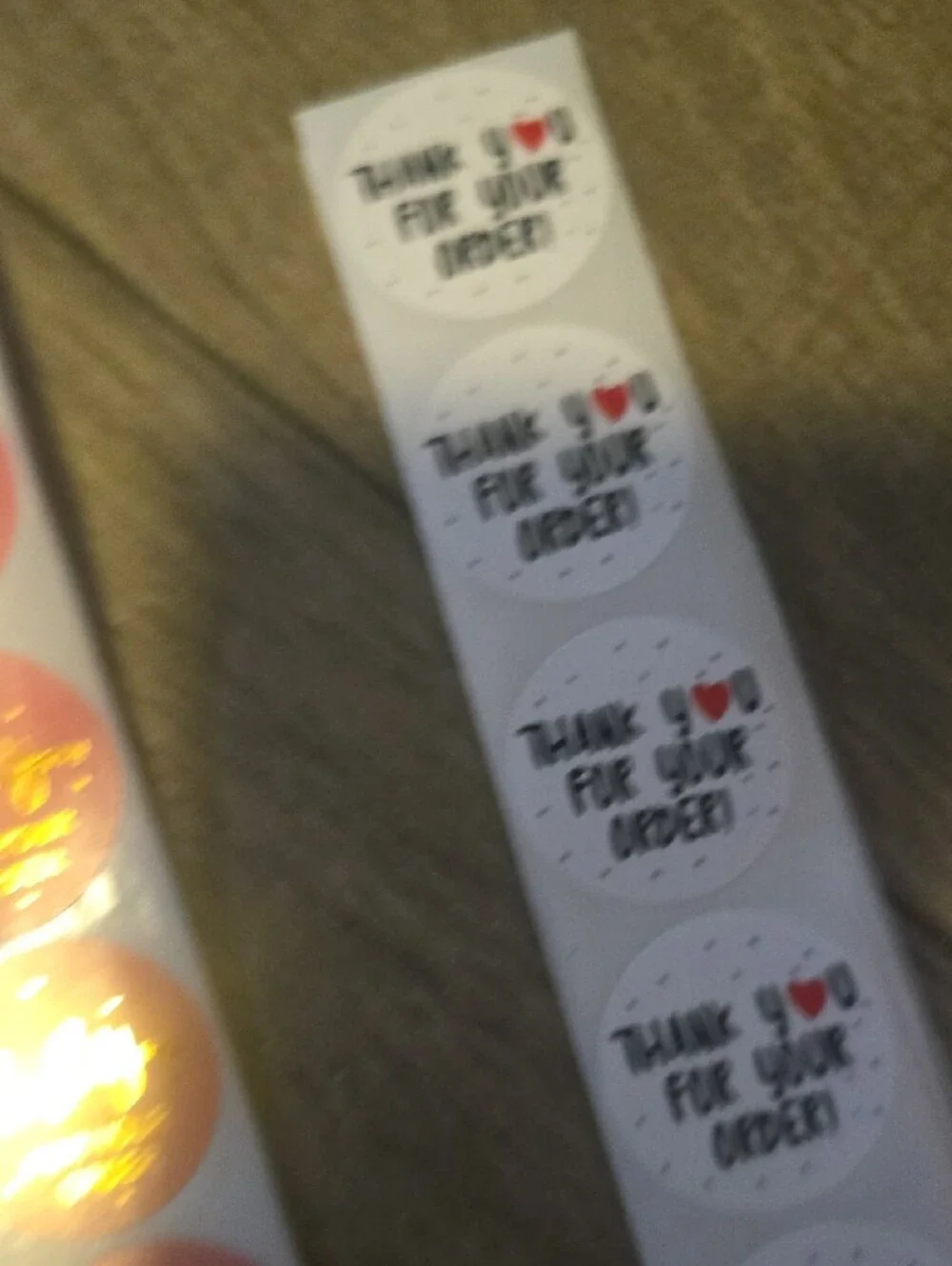 Bundle Of Thank You And Fraigle Stickers And Thank You Cards